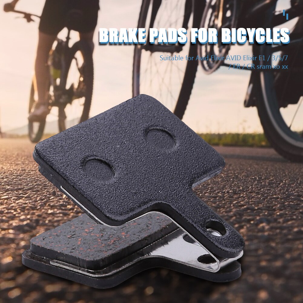 Hydraulic Disc Brake Pads 4 Pairs Semi-Metallic Outdoor Anti-resistance Repairing Elements for Avid Elixir 1 3 5 7 R CR