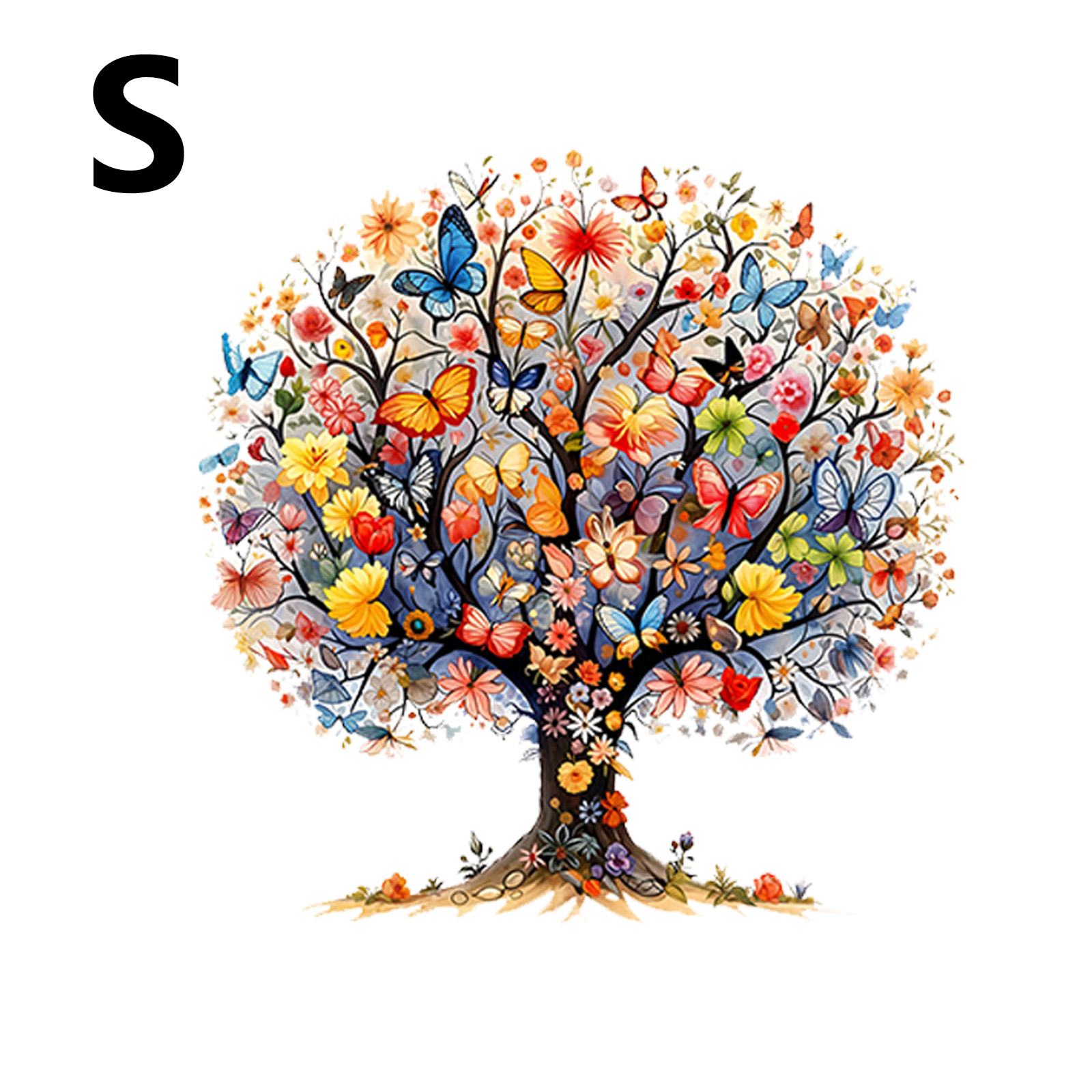 Einzigartige Holzpuzzles „Baum des Lebens“ – unregelmäßiges Puzzle in Tierform, lustiges Freizeitspielzeug, perfektes für Weihnachten, Geburtstage: Blau