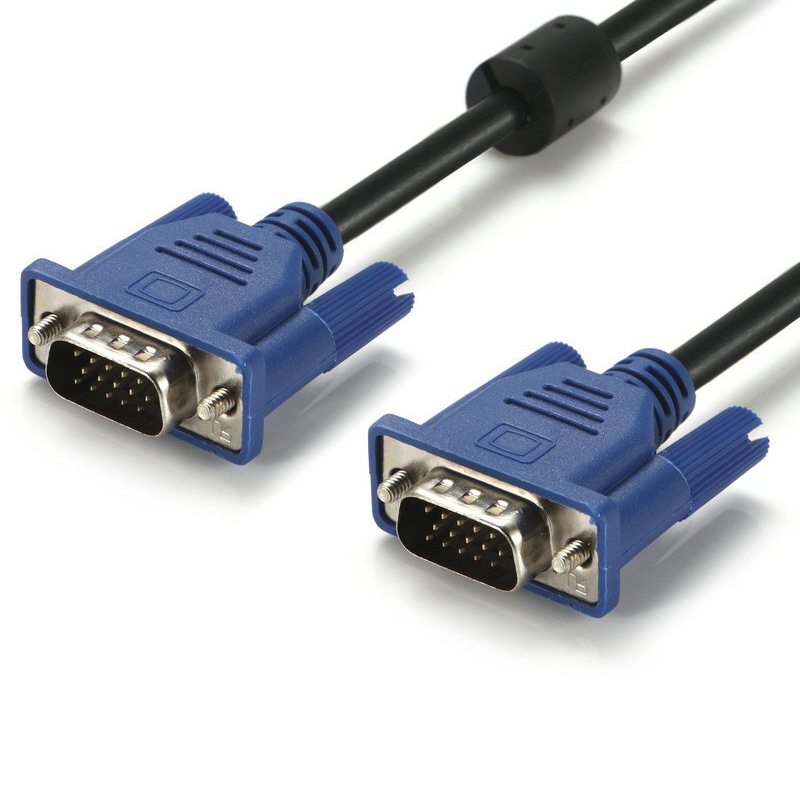 Vga 4 5 kabel männlich zu männlich hoch-Definition Computer projektor Monitor Video datenkabel mit Magnet Ring