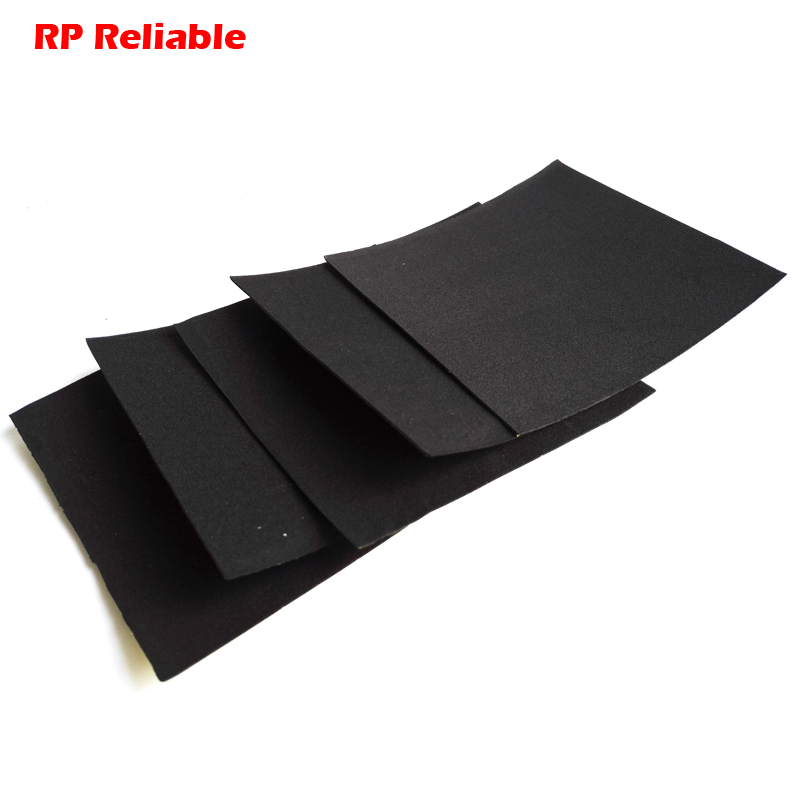 Rp Betrouwbare-5X0.5Mm Dik, 100Mm X 100Mm (4 ") single Adhesive Zwart Eva Foam Pakking, Anti Shock, Afdichting, Stofdicht