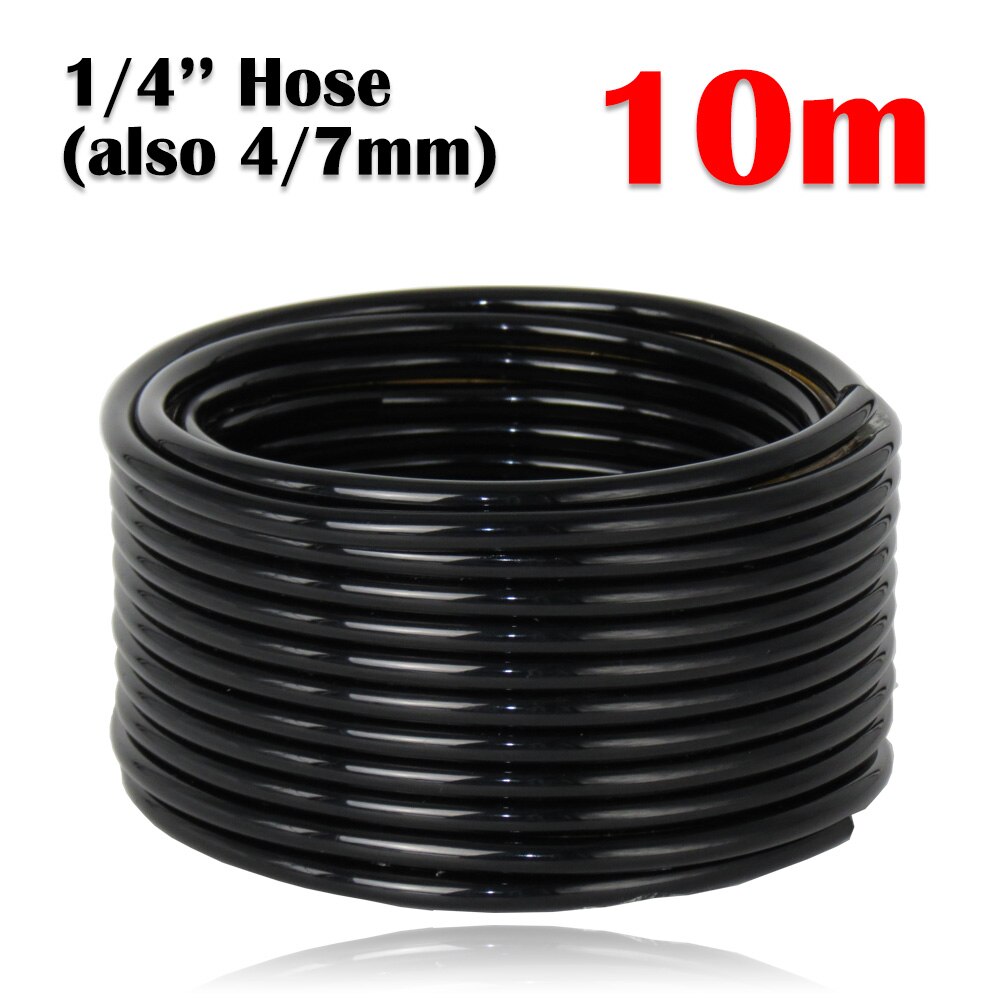 MUCIAKIE 10-50M Garden Irrigation System 1/4'' Automatic Drip Watering Brass Misting Spray 2-IN-1 Home Balcory Yard Greenhouse: MULTI