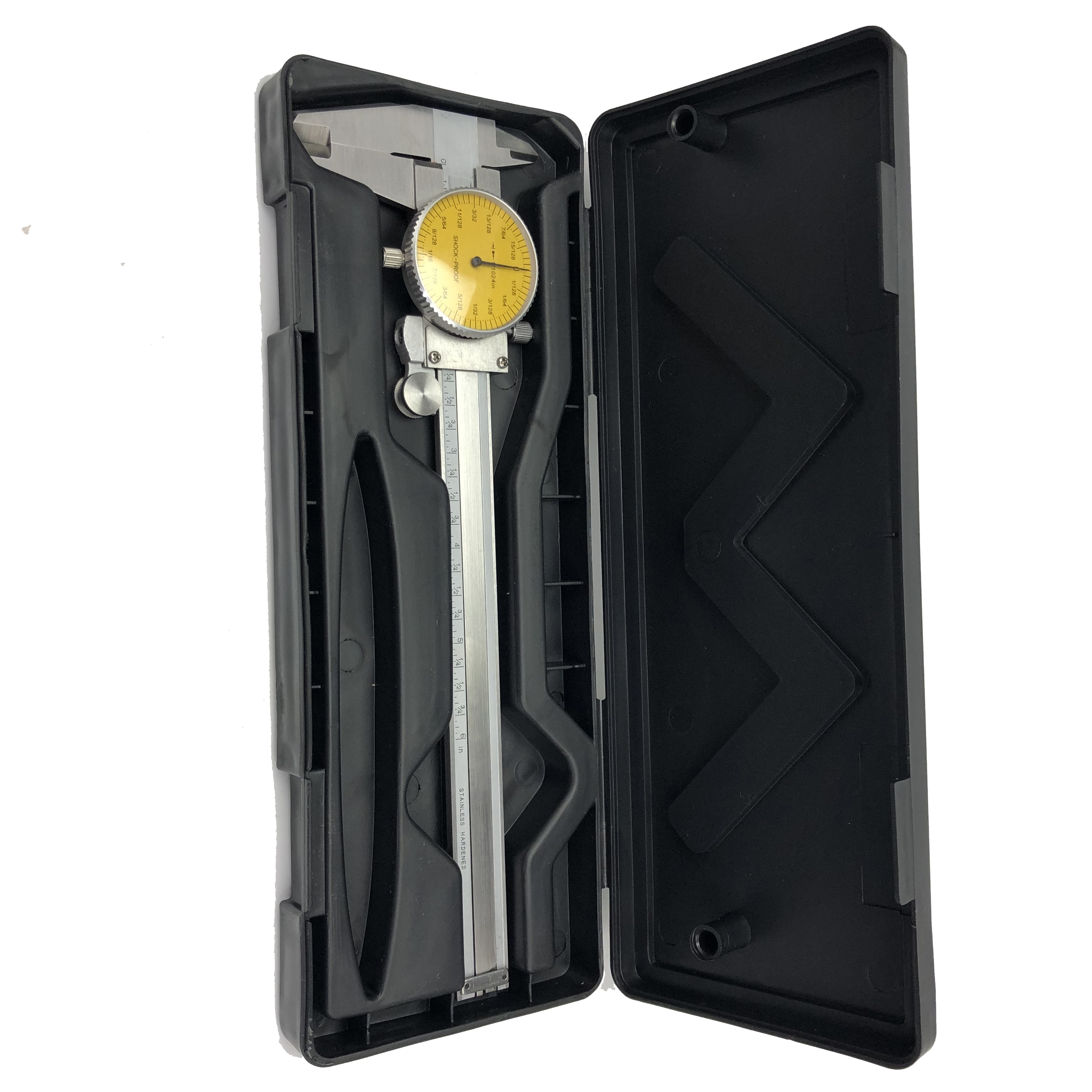 Skive rustfritt stål metall vernier caliper skive caliper 0.02mm støtsikker 150 mm caliper mikrometer gauge måling mikrometer