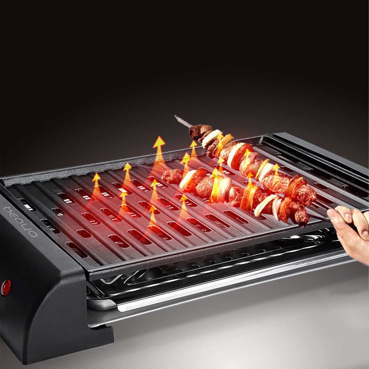 Electric Barbecue Electric Grill Griddles BBQ Gill Outdoor Camping Traveling Smokeless Non-Stick Tabletop BBQ Cooking Stove