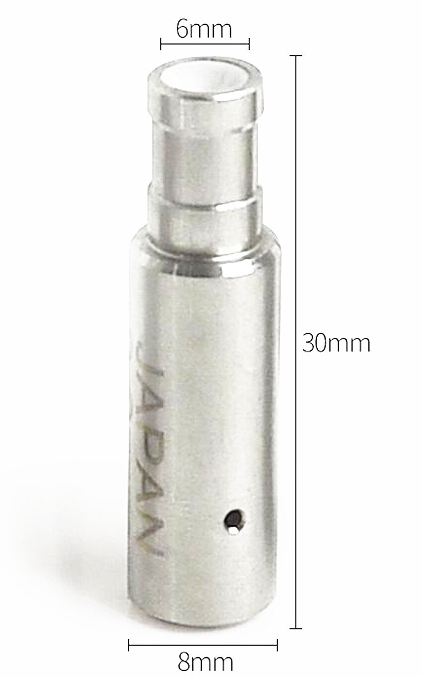 2pcs Drilling EDM Machine Guide Z140D 1.3mm Tube Guide OD8x30mmL White Ceramic Guide Drill Guide Diamond Nozzle