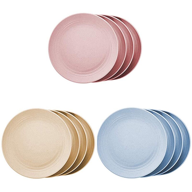 Lightweight Unbreakable Wheat Straw Plates