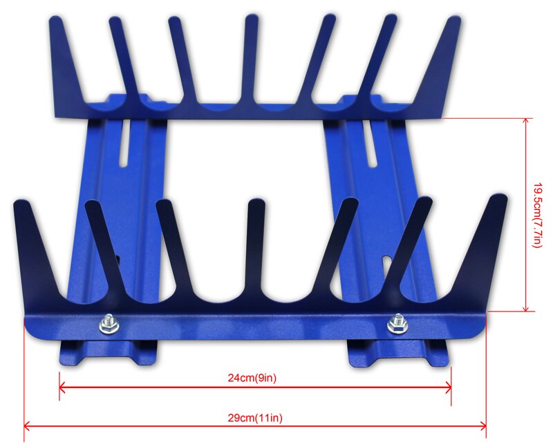 Screen Printing 6 Layers Squeegee Rack /Holder DIY screen printing equipment Desktop File Tray