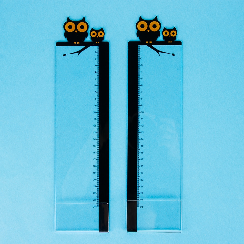 Cute Computer Monitor Message Board Notes Sticker Convenience Board With Ruler Cat Owl Orangutan Adhesive Acrylic Record Holder