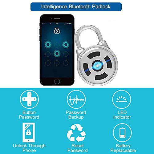 Digitalt tumavtryck bluetooth-hänglås intelligent hänglås smart fingeravtryckshänglås