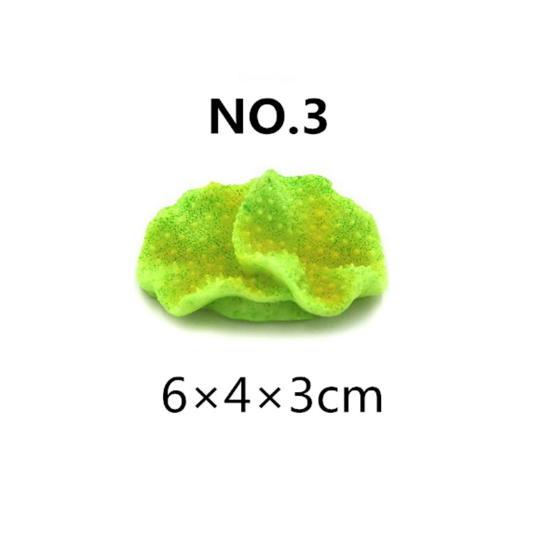 Resin Coral Decoration Colorful Fish Aquarium Decoration Artificial Coral For Fish Tank Resin Reef Rock Lanscaping Ornaments: 03
