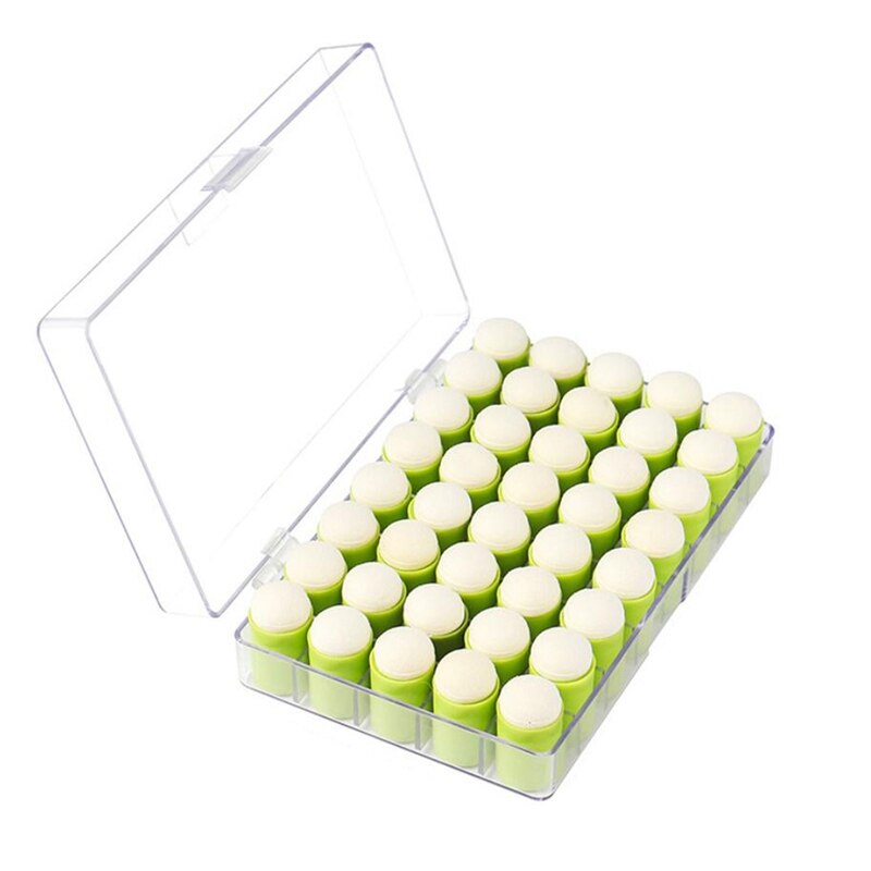 Finger Sponge Daubers,40 Pack Craft Sponge Daubers for Drawing Painting Ink Craft Stamping Card Making: Green