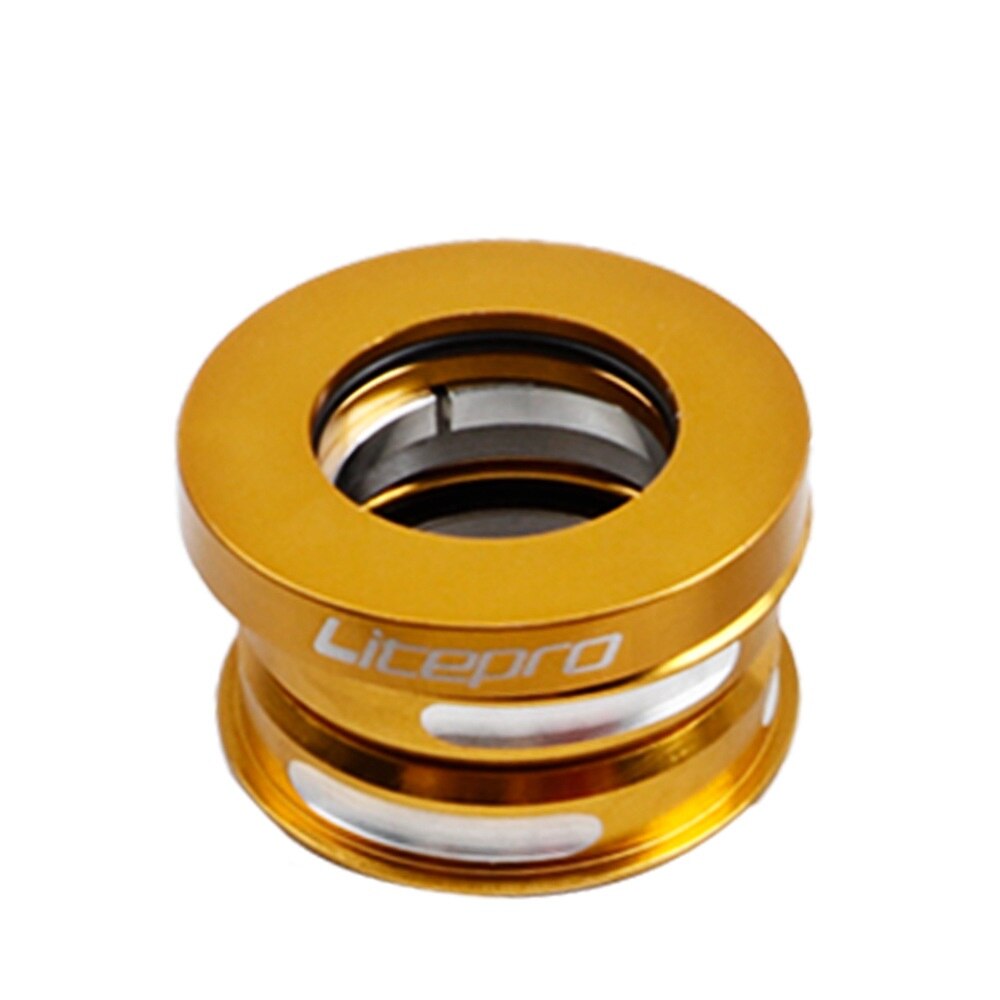 Litepro 44mm innebygd lagerhodesett aluminiumslegering cnc titanbelegg da-hon foldesykkelhodesett: måke