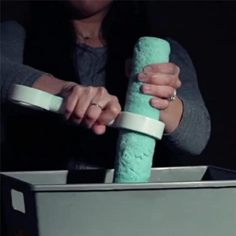 Paint Roller Cleaner Round Scraper Quick Easy Clean Tools Paint Roller Saver Spinner Brush Cleaner Paint Brush Scraper