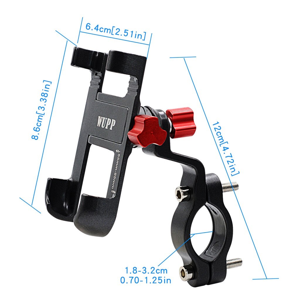 Motorcycle Bike Bicycle Aluminum Alloy Mobile Phone Bracket Handlebar Motorcycle Bicycle Phone Holder Bike Holder#25