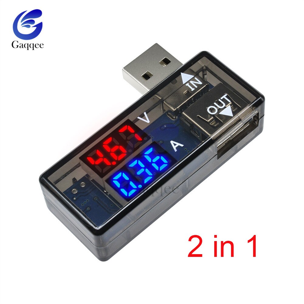 LED Digital Dual USB Port Strom Spannung Lade Test Detektor Tester Batterie Voltmeter Amperemeter Ladegerät Arzt Meter Monitor: Type 4