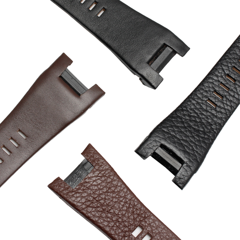 Bracelet de montre en cuir véritable pour Diesel DZ1216 DZ1273 DZ4246 DZ4247 DZ287