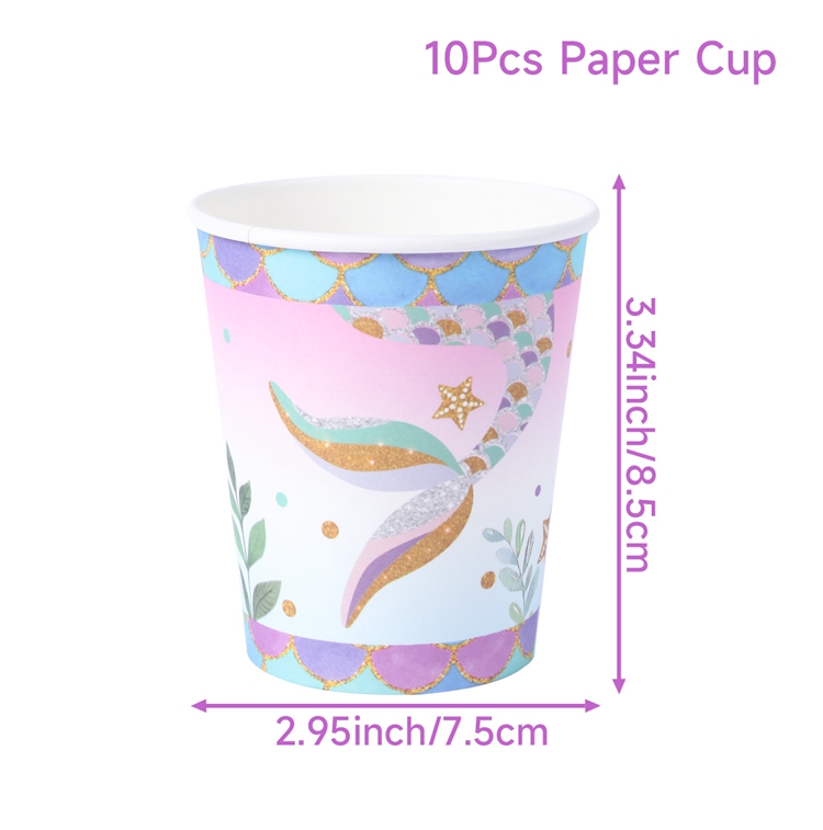 Nappe de table petite sirène, décoration de fête d'anniversaire, 1er anniversaire pour fille sous la mer, fournitures de fête pour réception pour bébé: Olive
