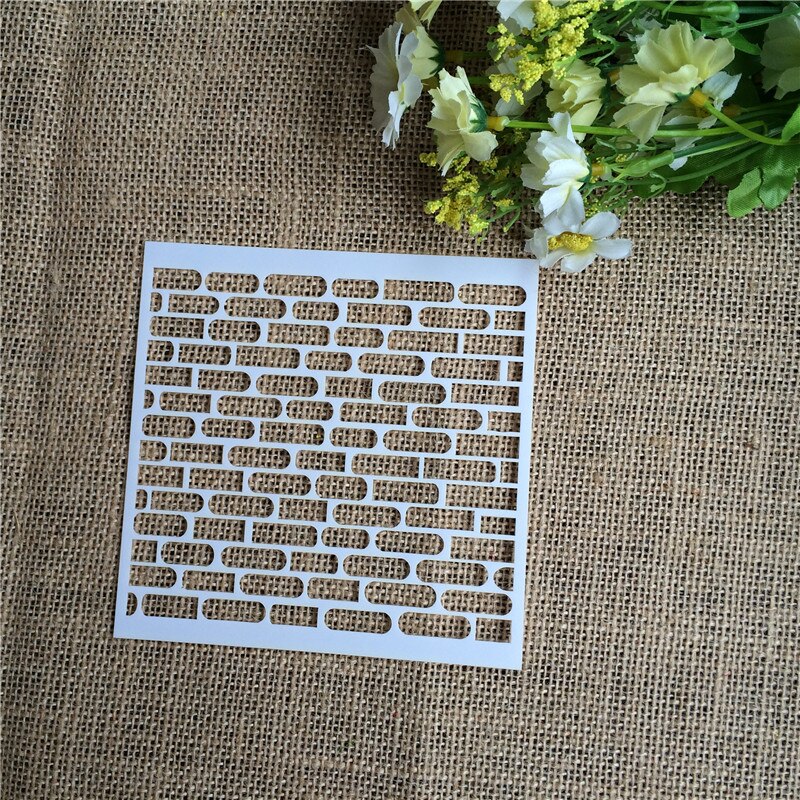 1Sheet Plastic Layering Stencils for DIY scrapbooking/photo album Decorative Crafts Planner