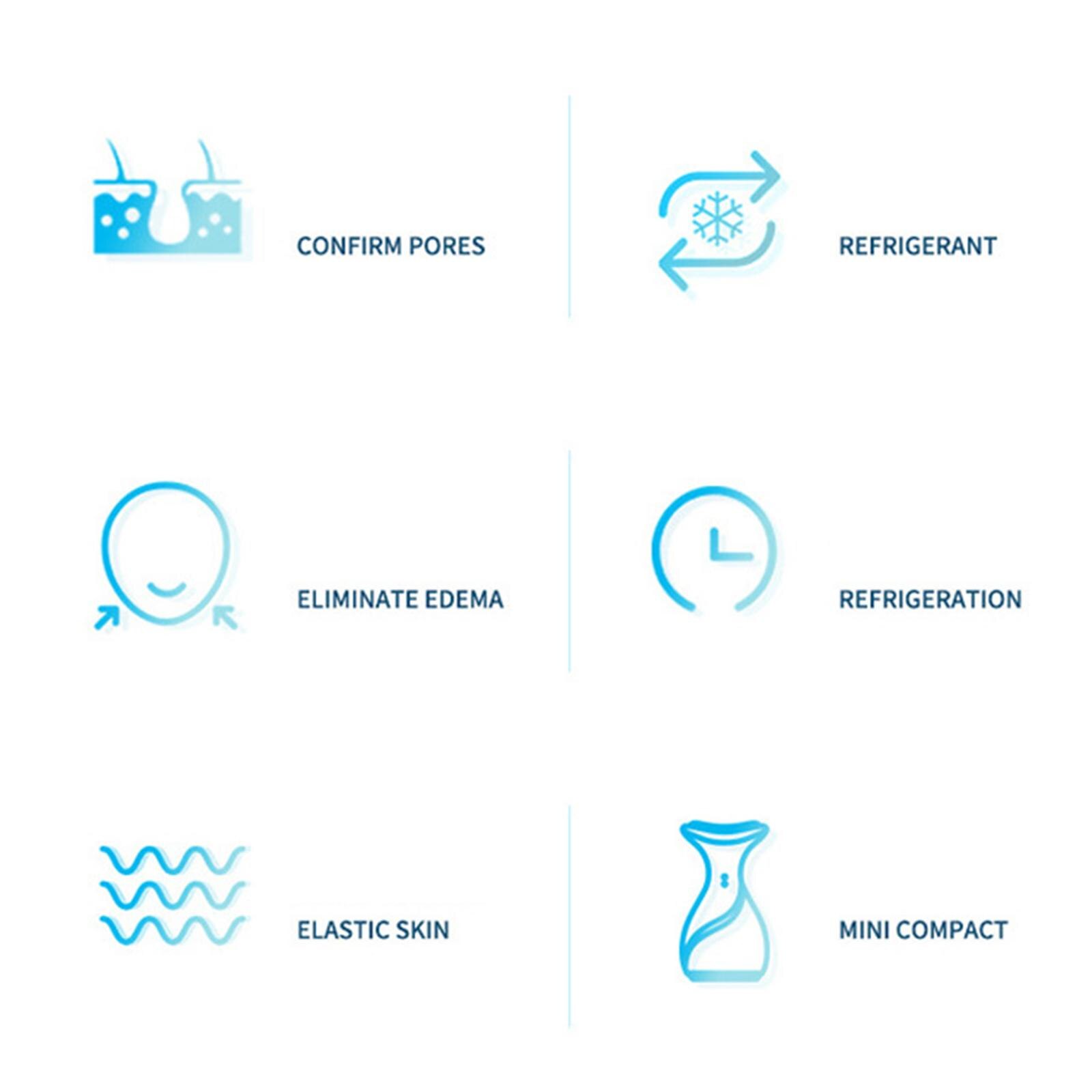 Facial Ice Compress Instrument for Face and Eye Tool for Shrinking Pores