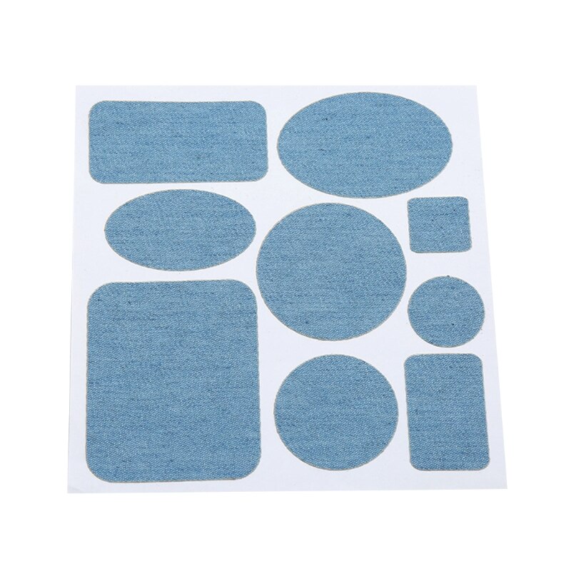 9Shapes Iron on Patches Denim Jean Repair Patches for Inside Clothing Repair: 8YY605206-B