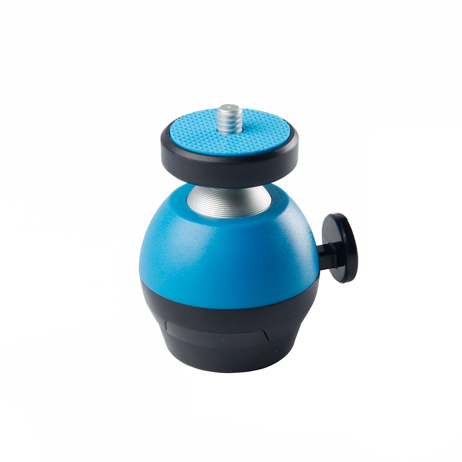 Mini Ball Head Camera Tripod Mount CNC Technology Tripod Head with Universal 1/4-inch Interface for DSLR SLR Tripod Mounting: Blue