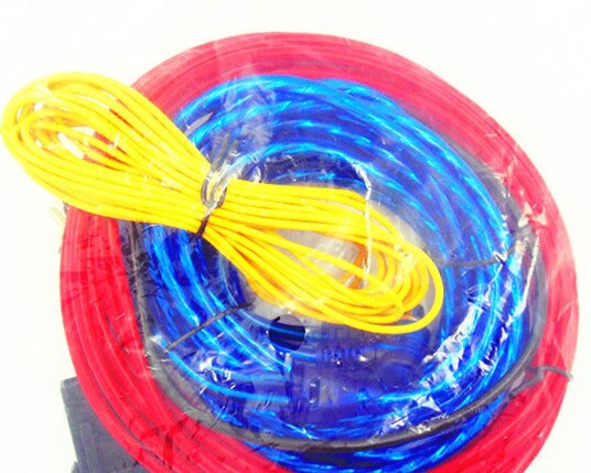 Power line car modified stereo wire subwoofer line 4m Car amplifier sets of lines