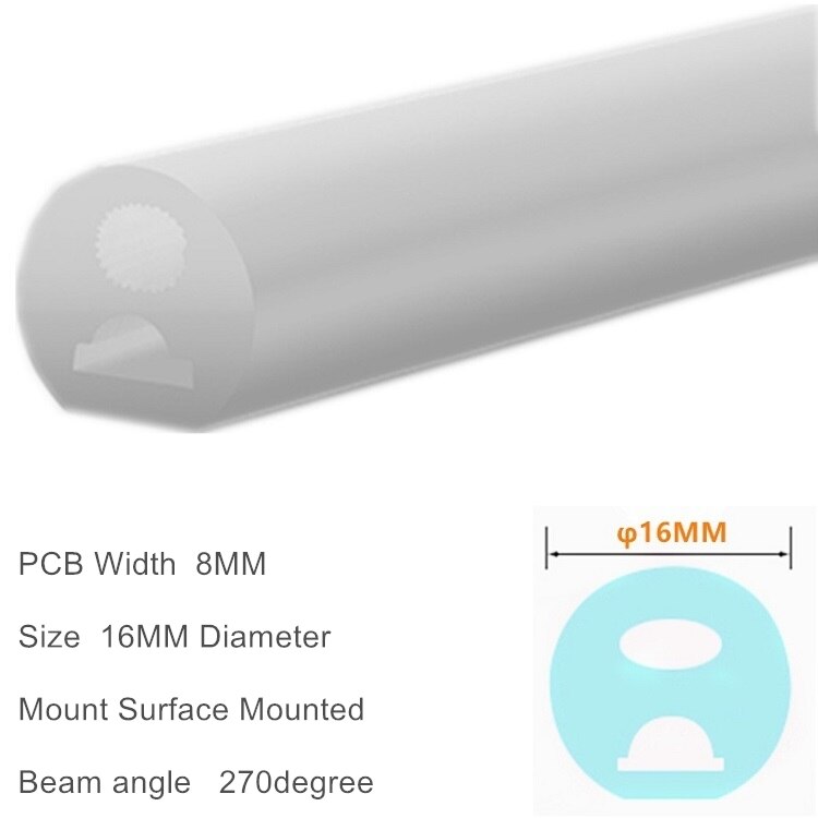 LED Tape Neon Flex Profile ,5V 12V 24V Progrmmable Strip Matte Diffuser.Flexible Recessed Linear Bar Light Waterproof Channel: O16