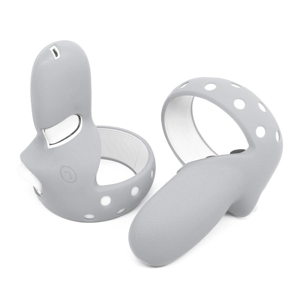 Verstelbare Hoofdband Voor Oculus Quest 2 Vr Headset Bandjes Ergonomische Virtual Reality Gaming Accessoires Smart Hoofdband Huid: Grip White Cover