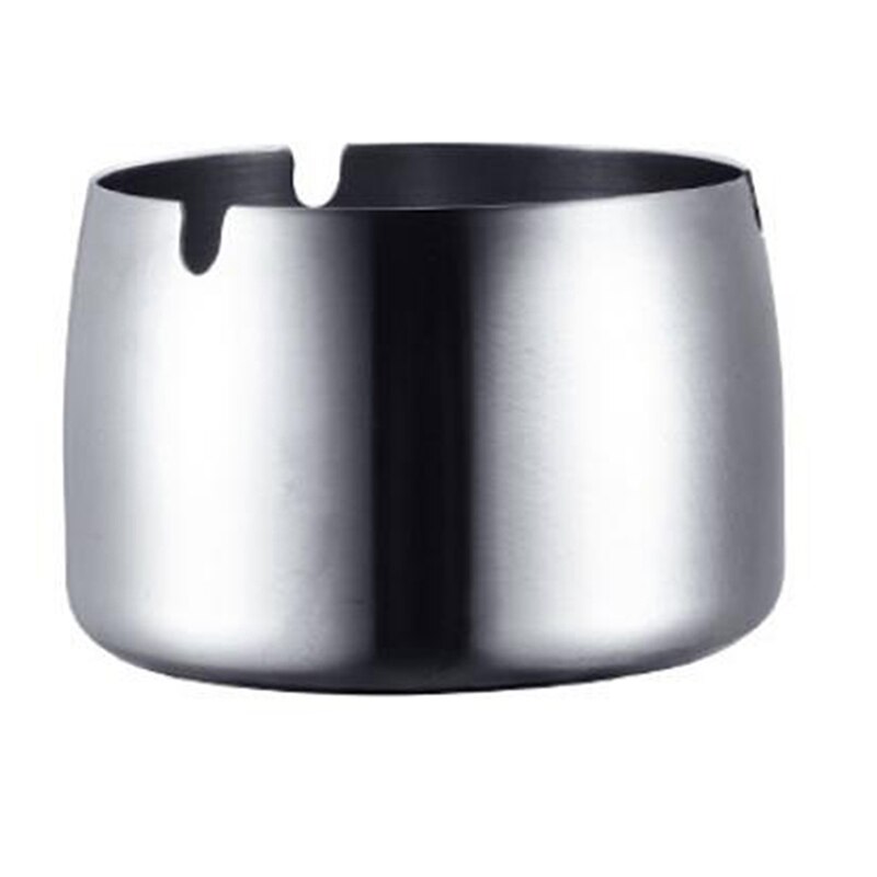 Roestvrijstalen asbak windasbak tuin terras balkon anti-val huishoudelijke asbak: Klein