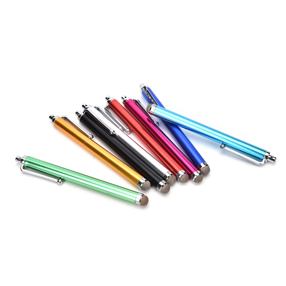 1pc metallfaser-stylus-mikrofaserspitzen-touchscreen-stifte für iphone, samsung, smartphones, tablets und pcs (farbe zufällig)