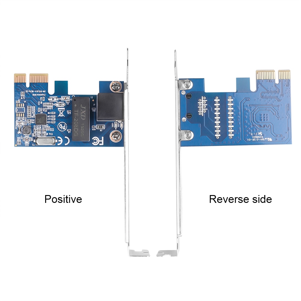 Pci-E Netwerkkaart 1000Mbps Gigabit Ethernet Pci Express 10/100/1000M RJ45 Lan Adapter Converter voor Desktop Pc