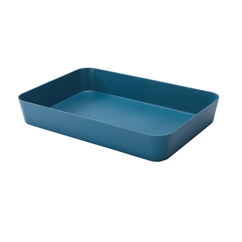 Schublade Organizer Löffel Besteck Trennung Abschluss Lagerung Kasten Besteck Lagerung Organisation Schublade fach lagerung Kasten: dunkel Blau (groß)