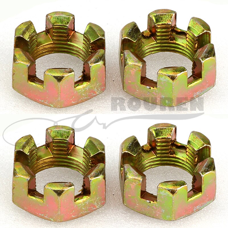 1 pair 2 pcs M10/M12/M14/M16/M20 Groove Nuts Screw For Go karts wheel tire Agricultural Vehicles ATV Quad