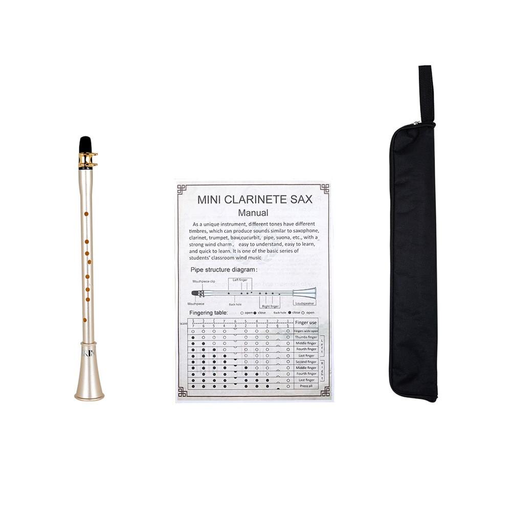 E-flat Clarinet Woodwind Musical Instrument Sax Compact Clarinet-saxophone For Beginners Mi-03 Clarinet: Default Title