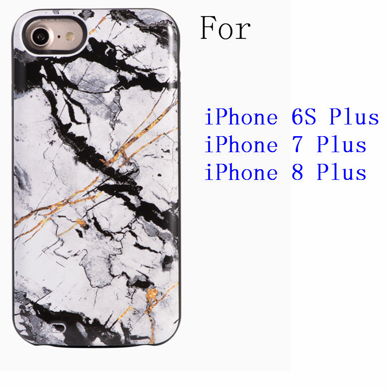For iPhone SE 6 6S 7 8 Plus charging case Smart External Battery Charger Case Power Bank For iPhone X XR XS Max 11 Pro Max: 5.5-HHDLS