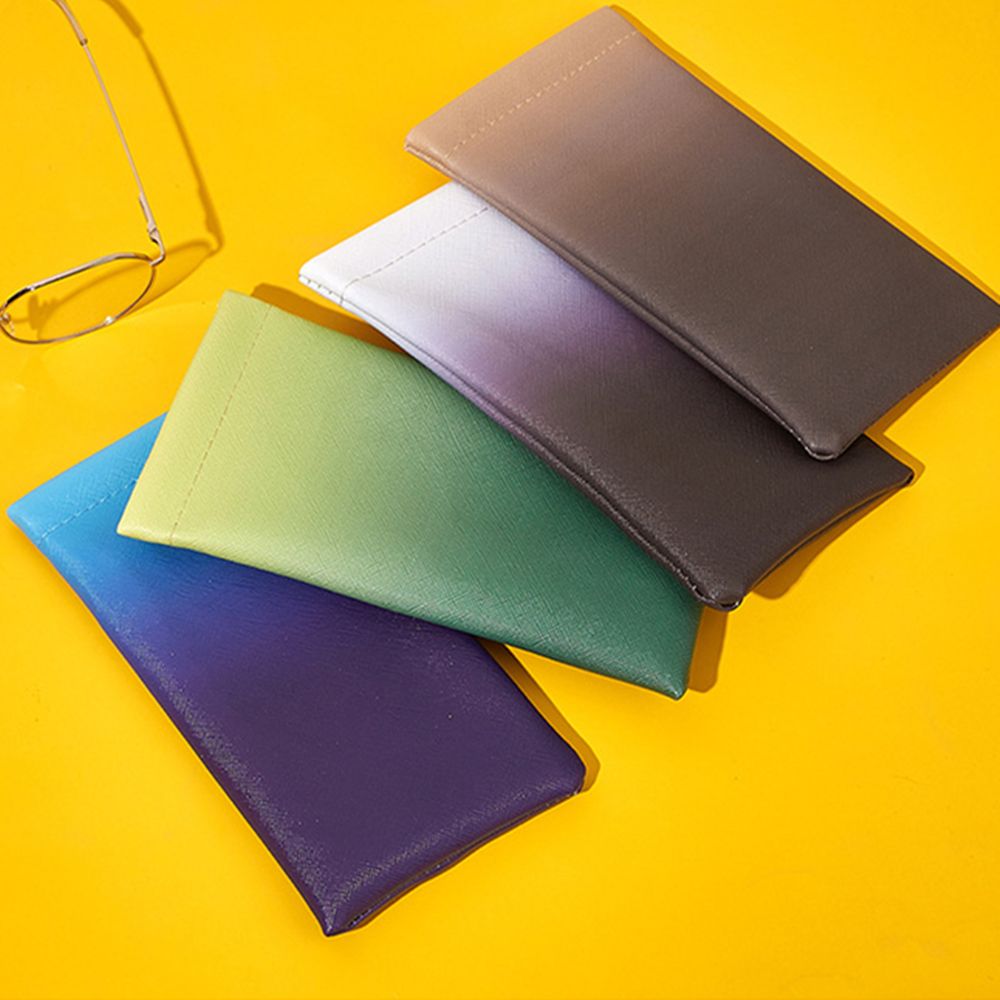 2022 New Fashion Gradient Color occhiali da sole borse portafoglio Mobile portatile portaoggetti pennelli per trucco occhiali ottici borse in stoffa