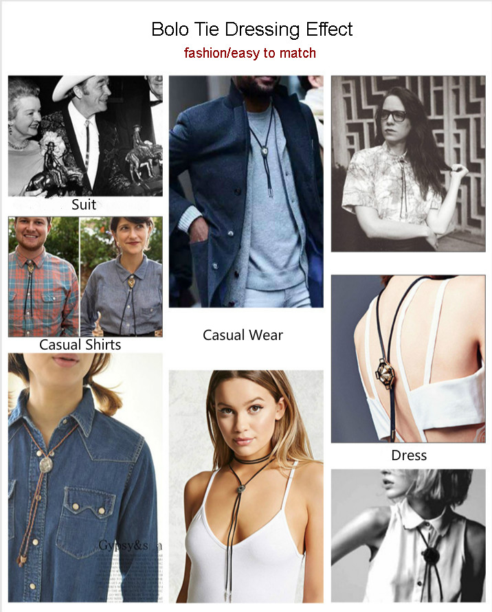 BOLO TIE-Collier Dragon Chinois en Argent pour Homme et Femme, Long, Style Ethnique, Pull, Pendentif