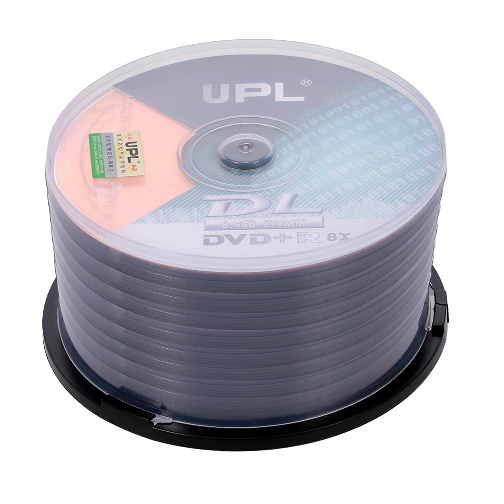 50Pcs 215Min 8X Dvd + R Dl 8.5Gb Lege Schijf Dvd Schijf Voor Data &amp; Video Zorgt de Opname Stabiliteit En Integriteit Van De Inhoud