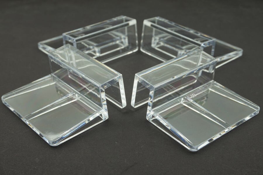 Clips de plástico transparente para acuario, cubierta de vidrio, soporte fuerte apto para vidrio de 8-10mm de espesor, 4 unids/lote,