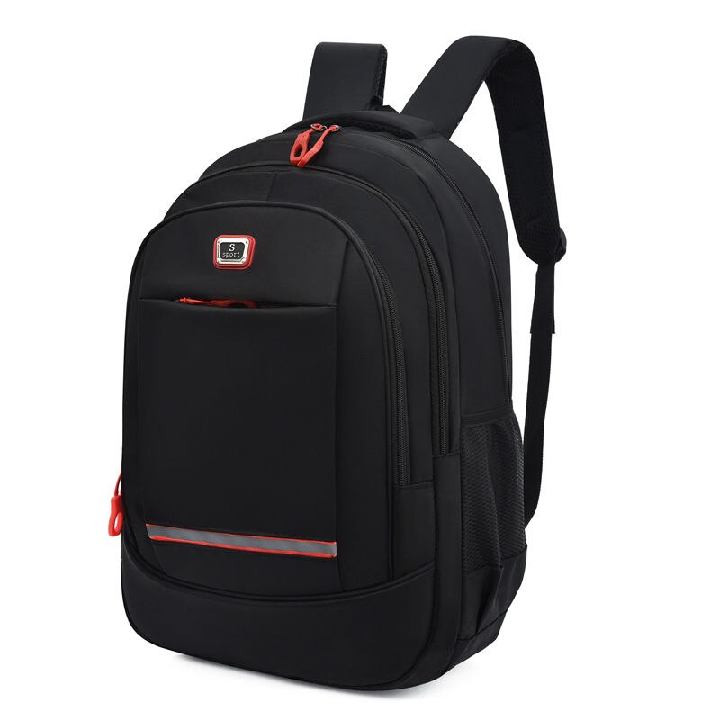 Mannelijke Oxford Rugzakken Laptop Tassen Voor Tiener Jongens Scholieren Casual Outdoor Reizen Grote Capaciteit Tas: Red