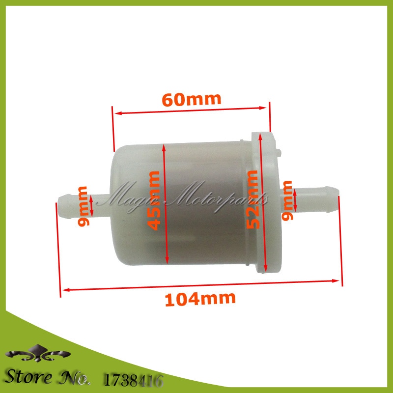 Inline Diesel Gasoline Fuel Filter For OEM KUBOTA 12581-43012