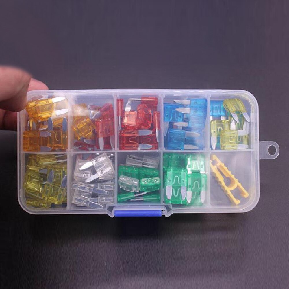 Partol 80pcs 12V Standard Blade Car Fuses Fuse 3A~40A Assorted Set For Auto Truck SUV Camper Boat Home General Digital Camera