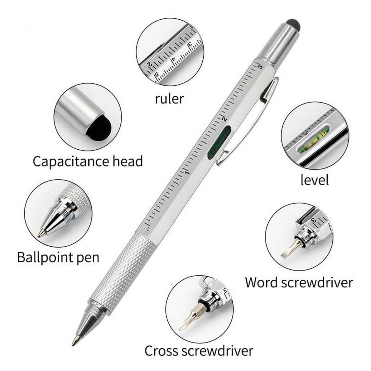 1/3/6/9Pcs Capacitieve Touchscreen Stylus Pen Voor Iphone Ipad Huawei Smart Telefoon Tablet Pc mobiele Telefoon Accessoires Willekeurige Kleur