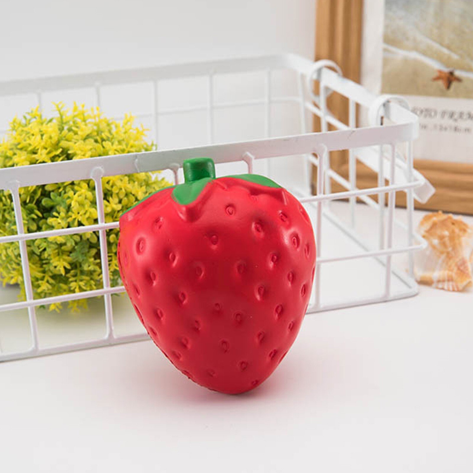 Stress Relief Obst Squeeze Dekompression Spielzeug Squishy Bunte Erdbeere Ball Blase Wulst Ball Prise Vent Ball Anti-Stress-Spielzeug: A