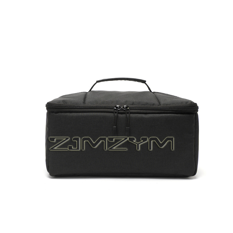 Camera Insert Bag Thick Padded DSLR Camera Photography Equipment Protective Bag Gear Protection Carrying Case Zipper Closure: black