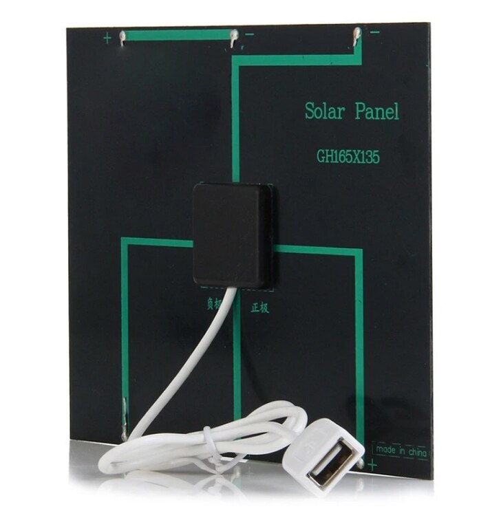 6v 3.5W Solar Charger Polycrystalline Solar Cell Solar Panel USB Solar Mobile Charger For Power Bank