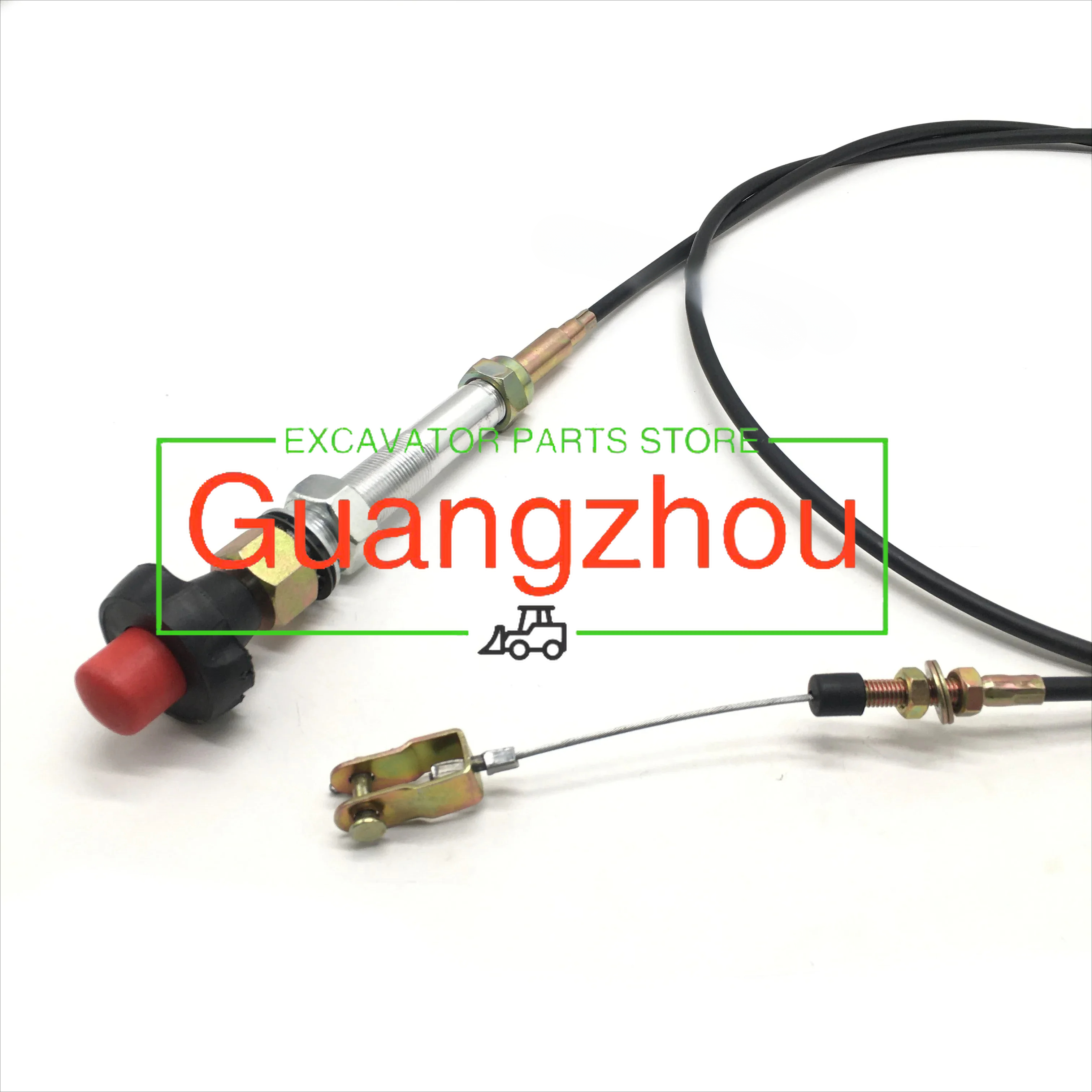 Gaskabels Graafmachine onderdelen sunward 50/60/70/80/90/150/210 gas Pull Touw Gaspedaal kabel 2.5M boot Tractor heftruck