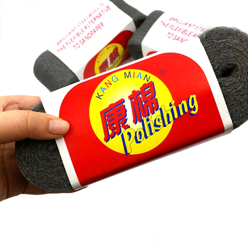 Portable Steel Wire Wool Grade 0000 3.3m For Polishing Home Cleaning Removing Remover Non Crumble Car Styling