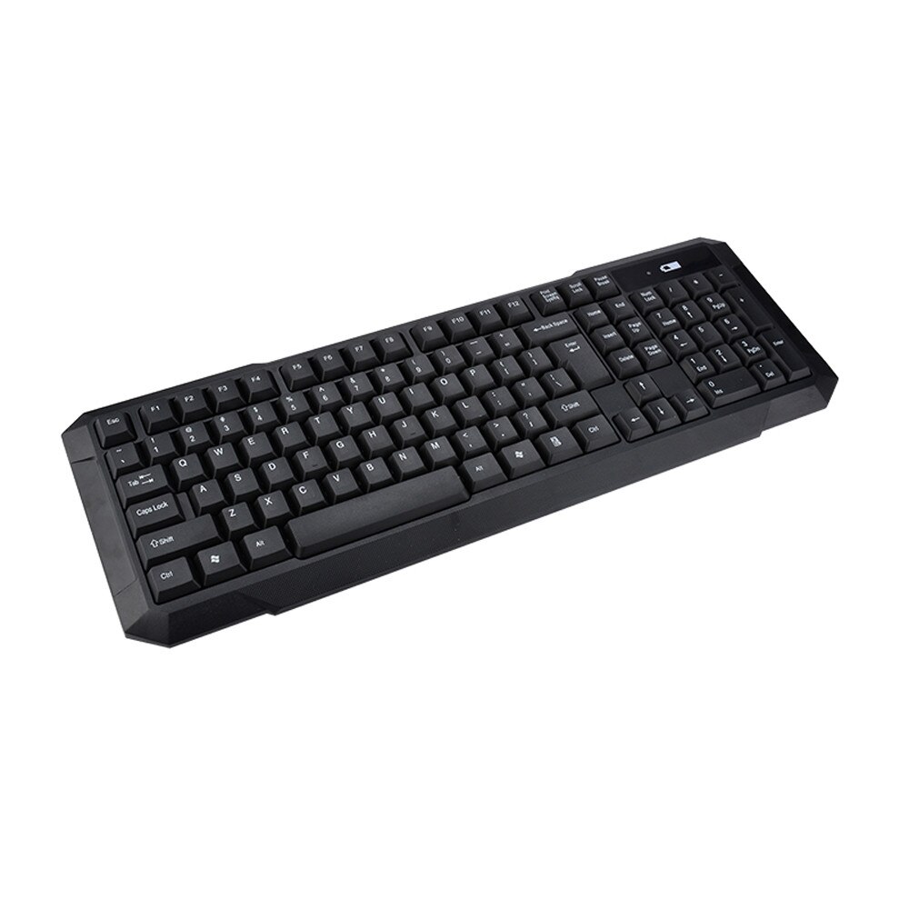VOBERRY 2.4G Mini Wireless Keyboard And Optical Mouse Combination Black Desktop PC 1200dpi Ultra-thin Keyboard
