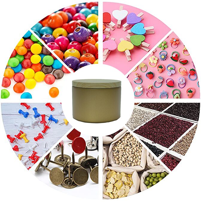 8oz Luxury Candle Jars with Wood Pattern Lid Bulk Round Candle Container Tins Empty Candy Storage Box Cosmetic Pot Black Gold