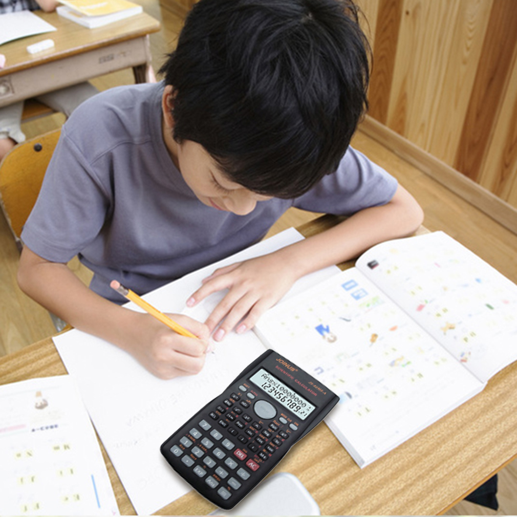 Multifunctional Scientific 2 Line LCD Display Calculator Portable Handheld Function Calculator 240 Functions